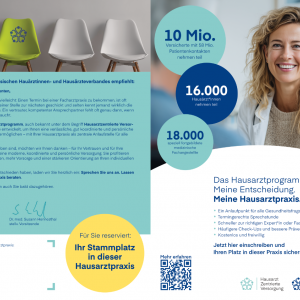 HZV-Praxis-Kit A4 Faltflyer Außen